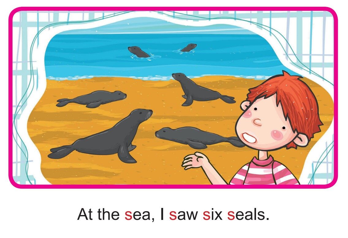 'S' words -  The Sea绘本故事第3页