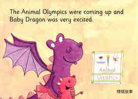 Baby Dragon and the Animal Olmpics绘本故事第3页