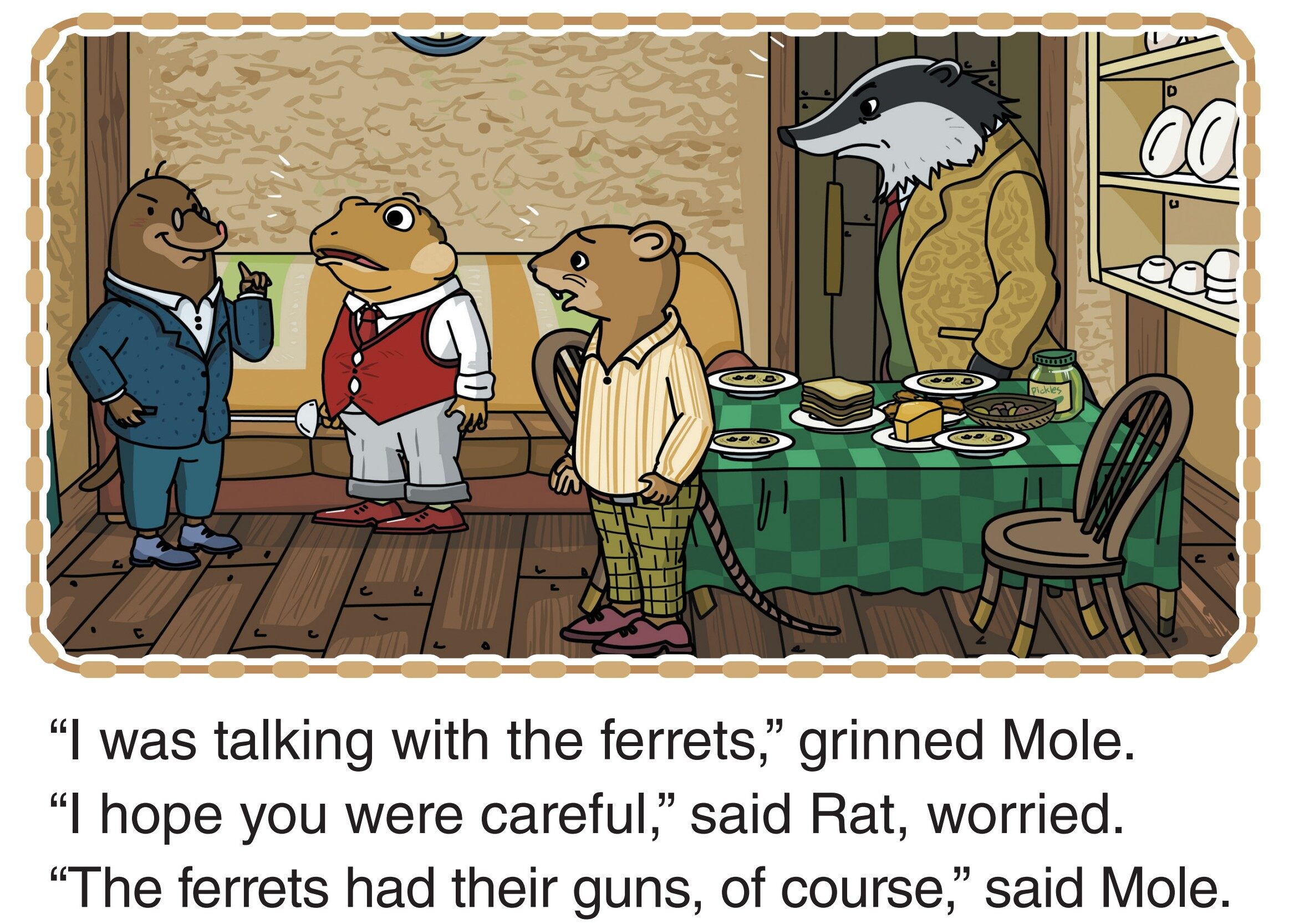 Fooling the Ferrets绘本故事第4页