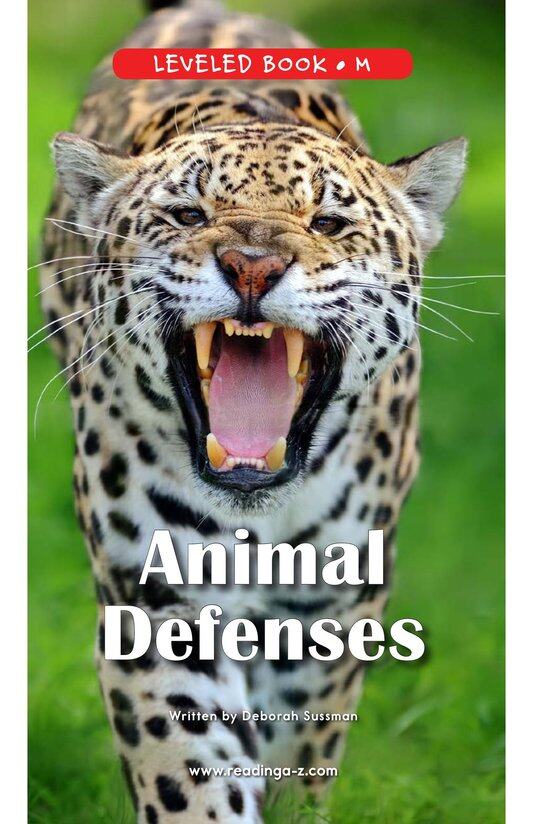 Animal Defenses绘本故事第2页