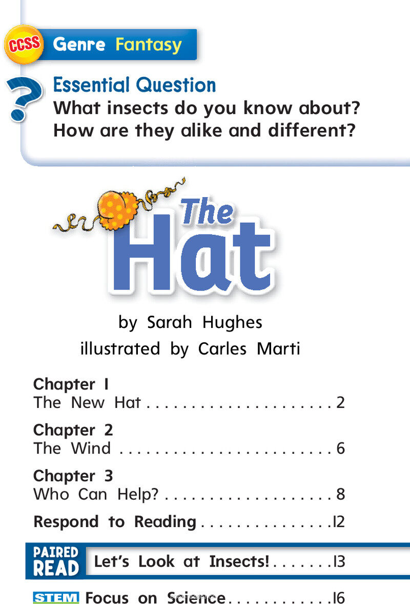 G1 On U4W4 The Hat绘本故事第3页