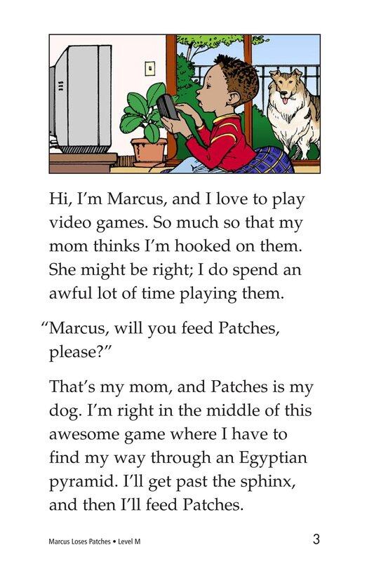 Marcus Loses Patches绘本故事第3页