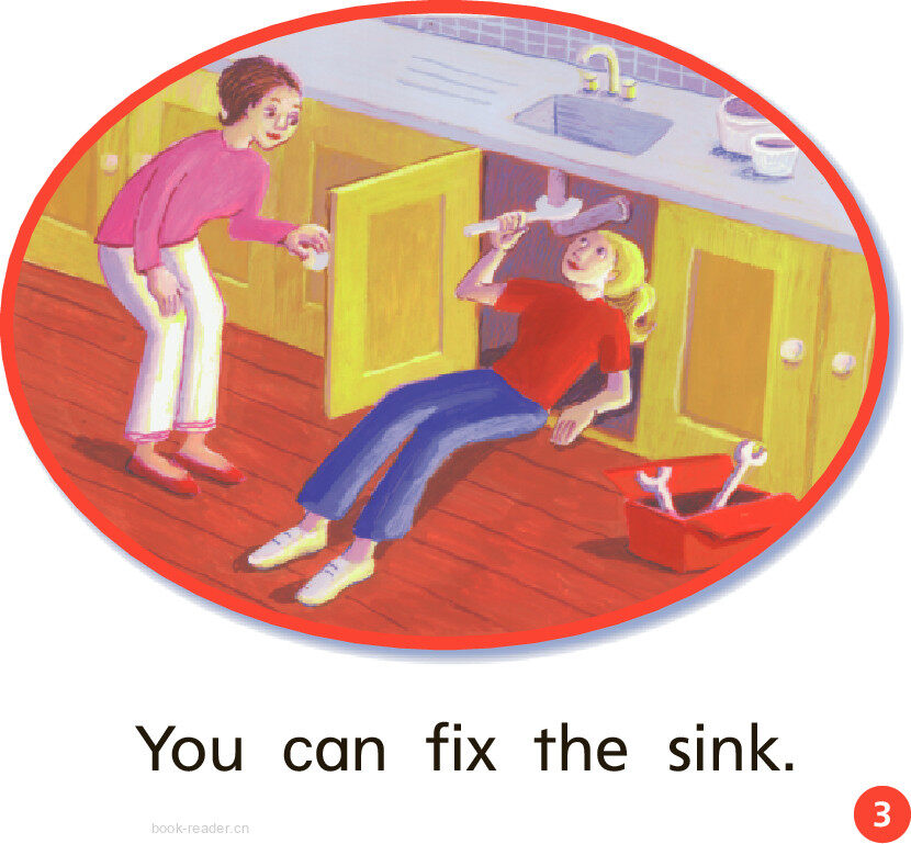 GK On U04W3 Can You Fix It?绘本故事第4页