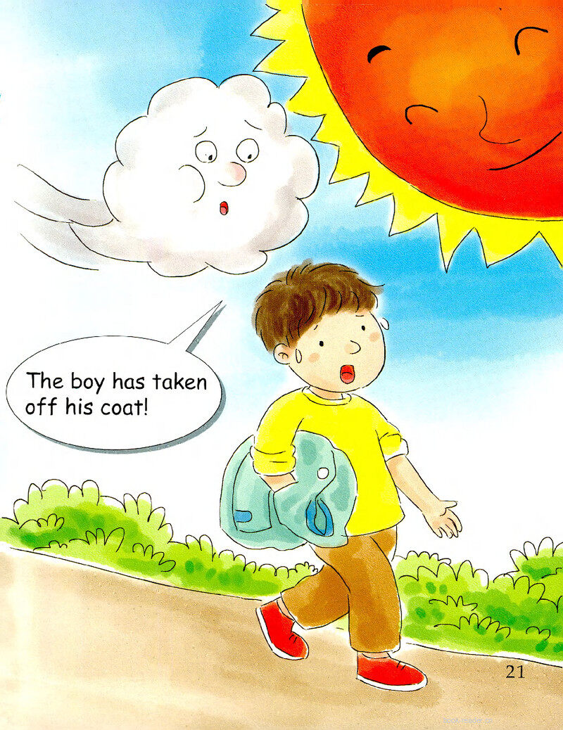Sun and Wind-2绘本故事第3页