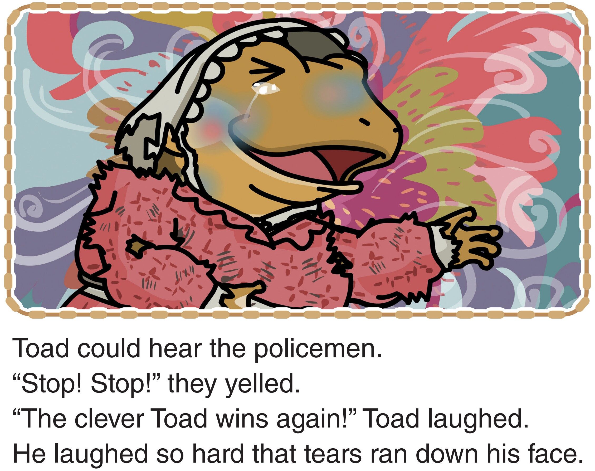 Off the Train绘本故事第5页