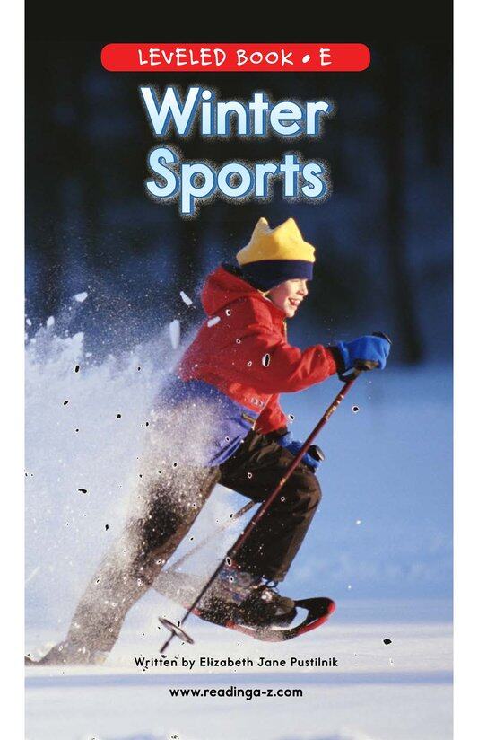 Winter Sports绘本故事第2页