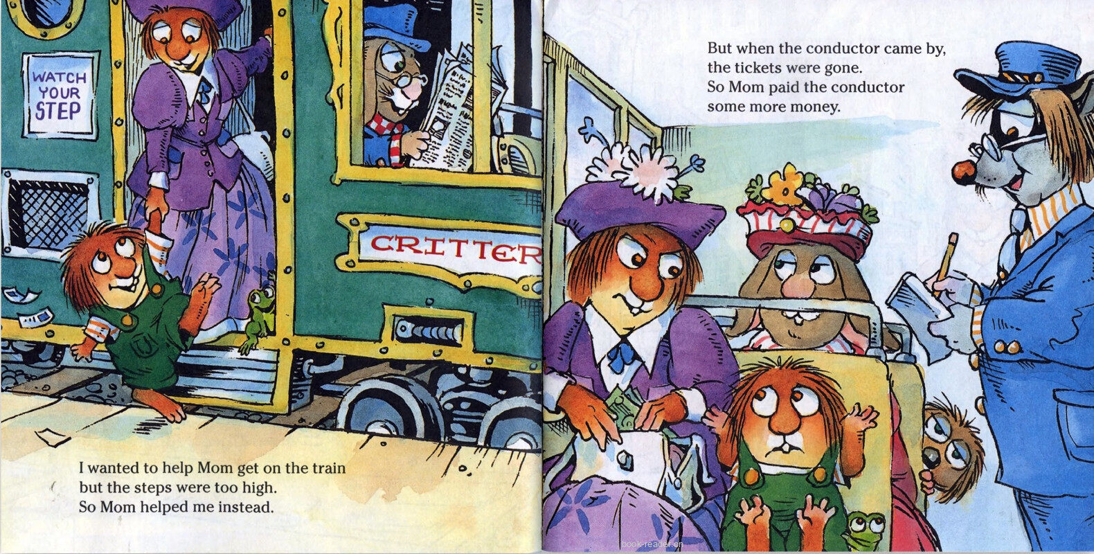 Just Me and My Mom绘本故事第4页