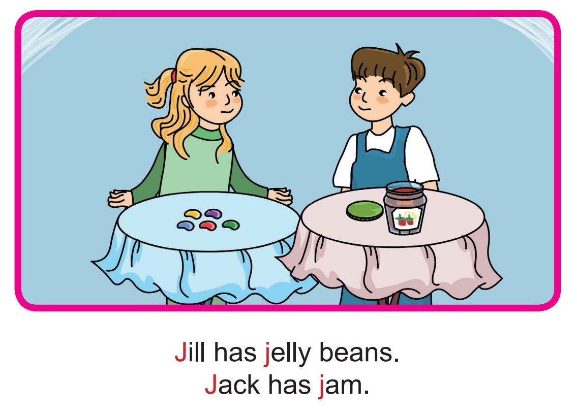 'J' words -  Jill and Jack绘本故事第4页