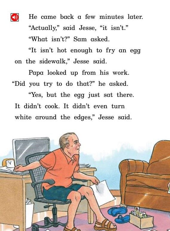 The Hot Day绘本故事第5页