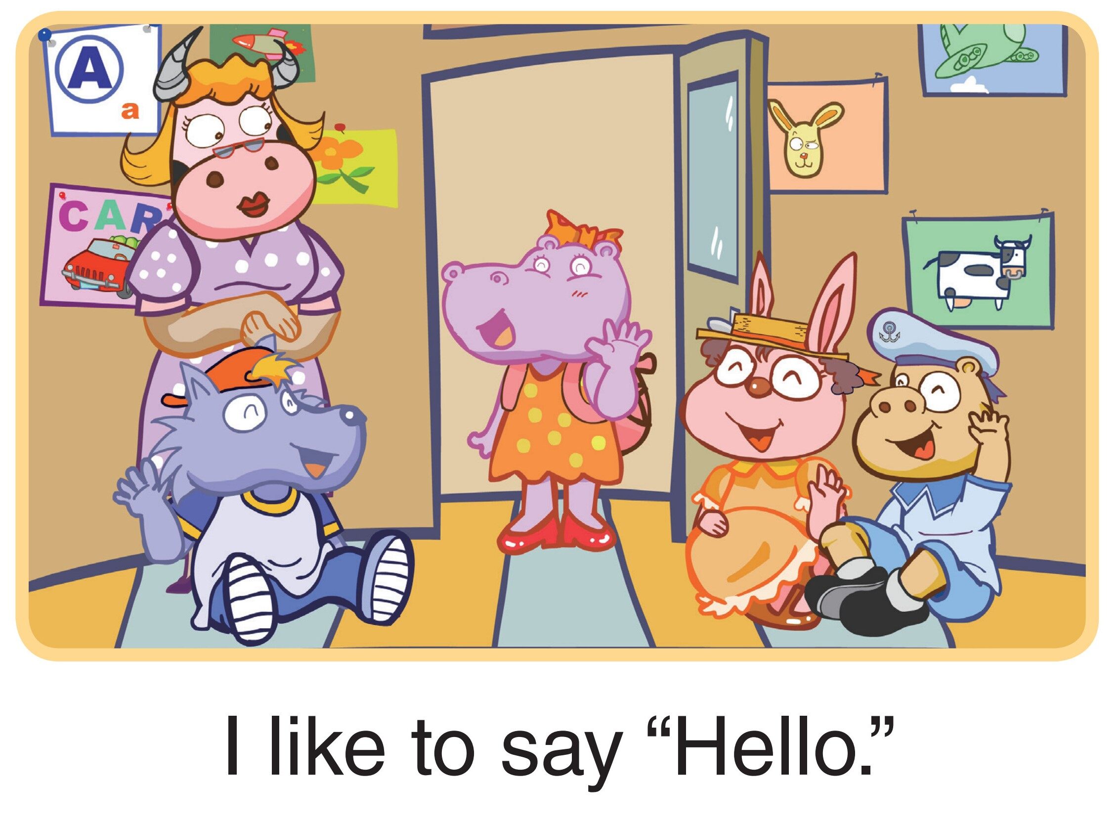 At School绘本故事第2页