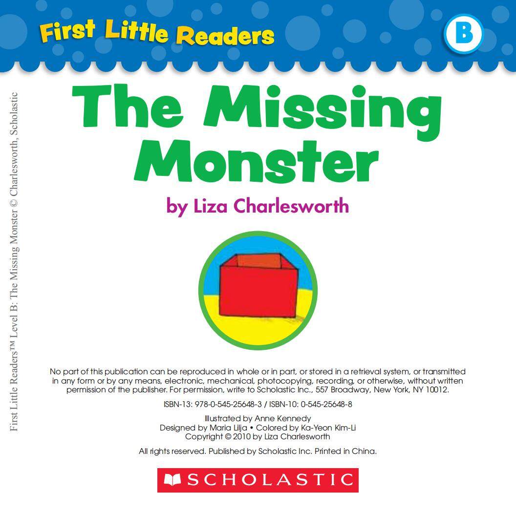 The Missing Monster绘本故事第2页