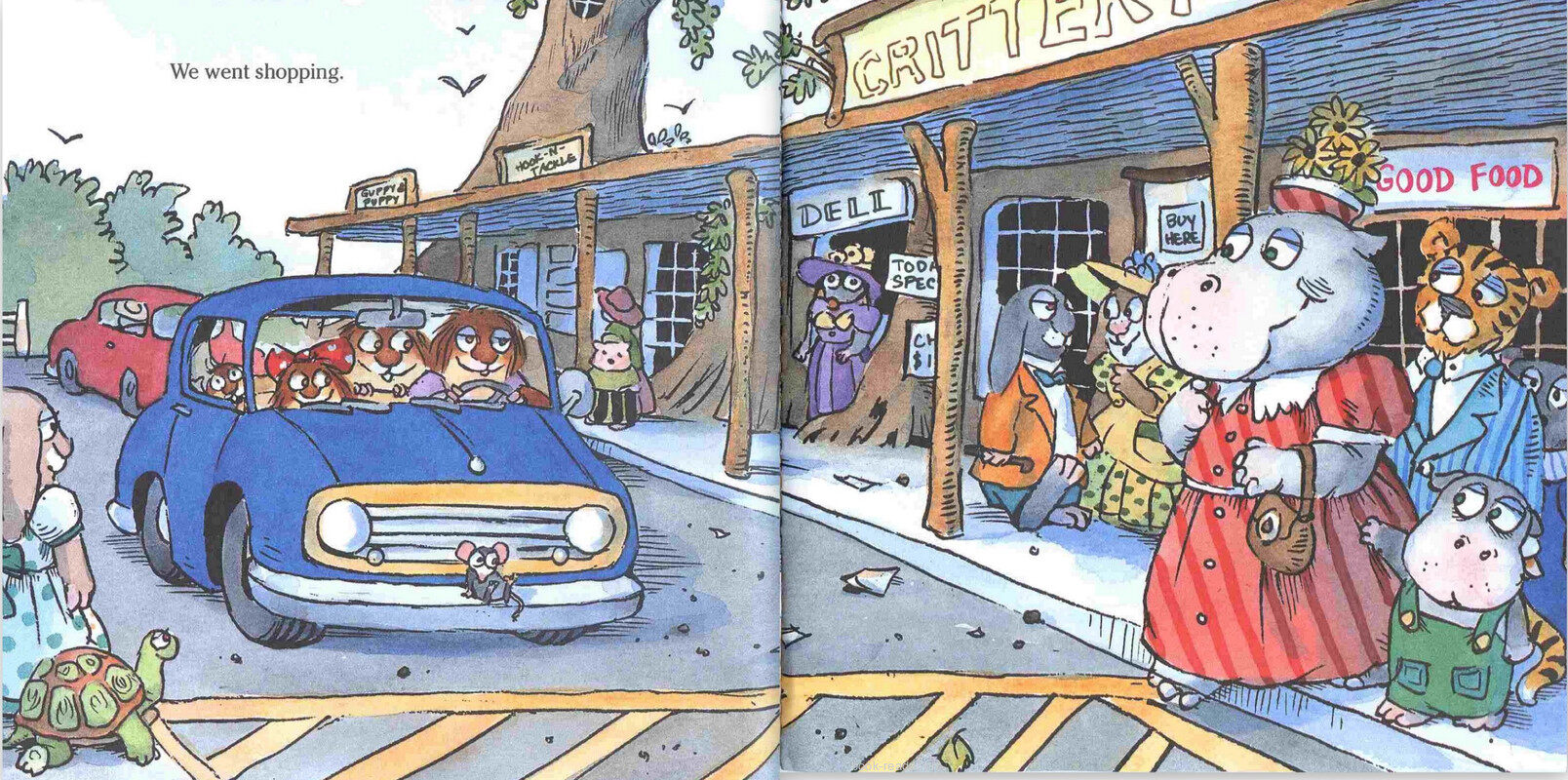 Just Shopping with Mom绘本故事第3页