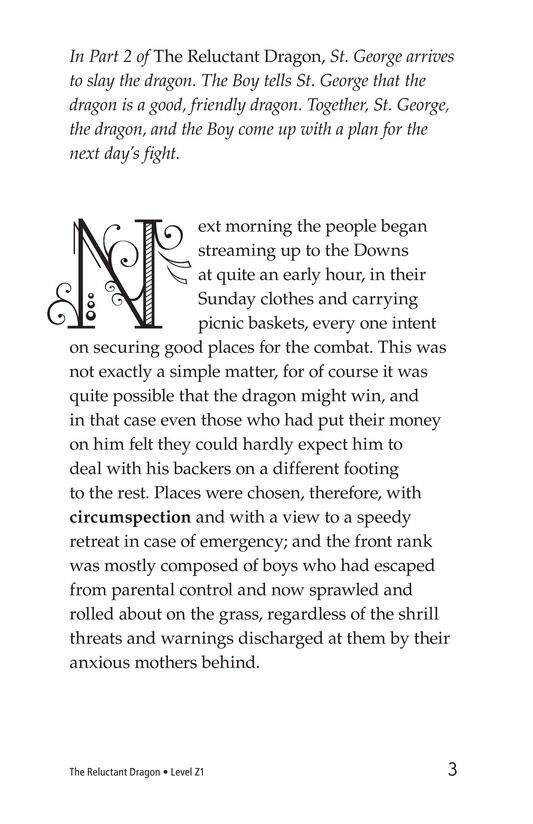 The Reluctant Dragon (Part 3)绘本故事第3页