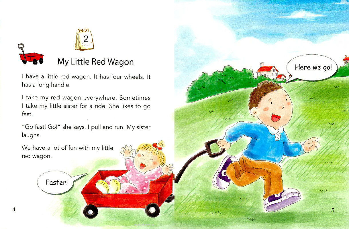 My Little Red Wagon绘本故事第2页