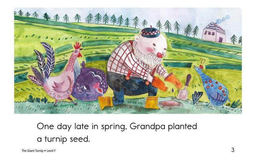 The Giant Turnip绘本故事第3页