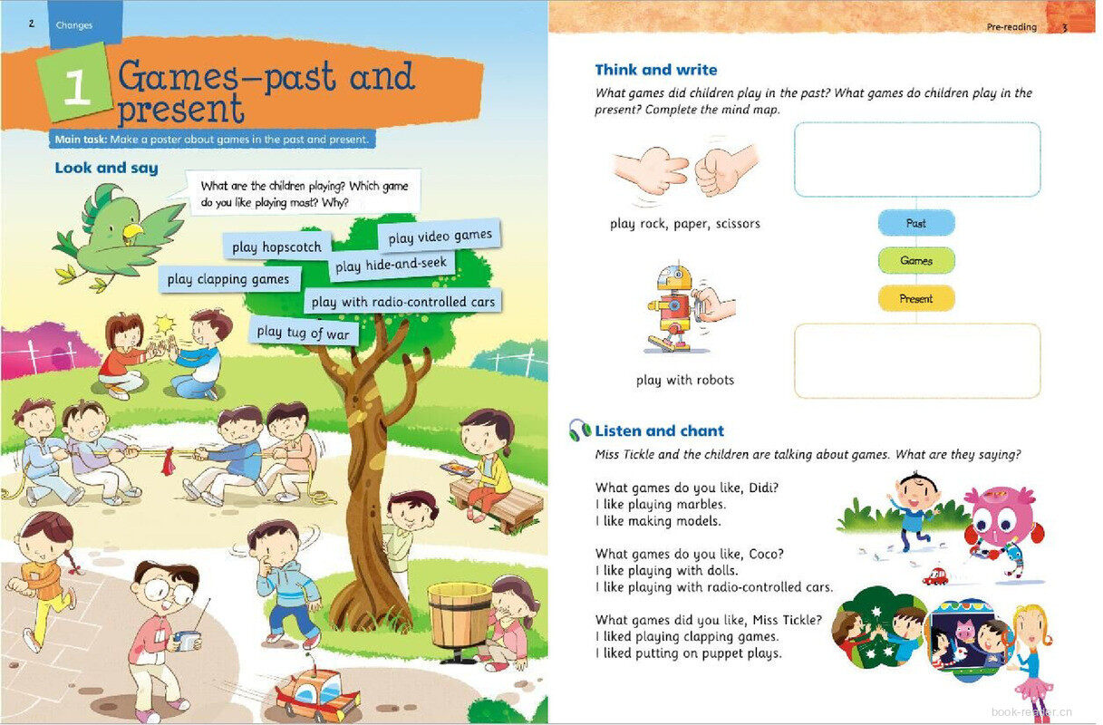 5B Unit 1 Games-past and present绘本故事第2页