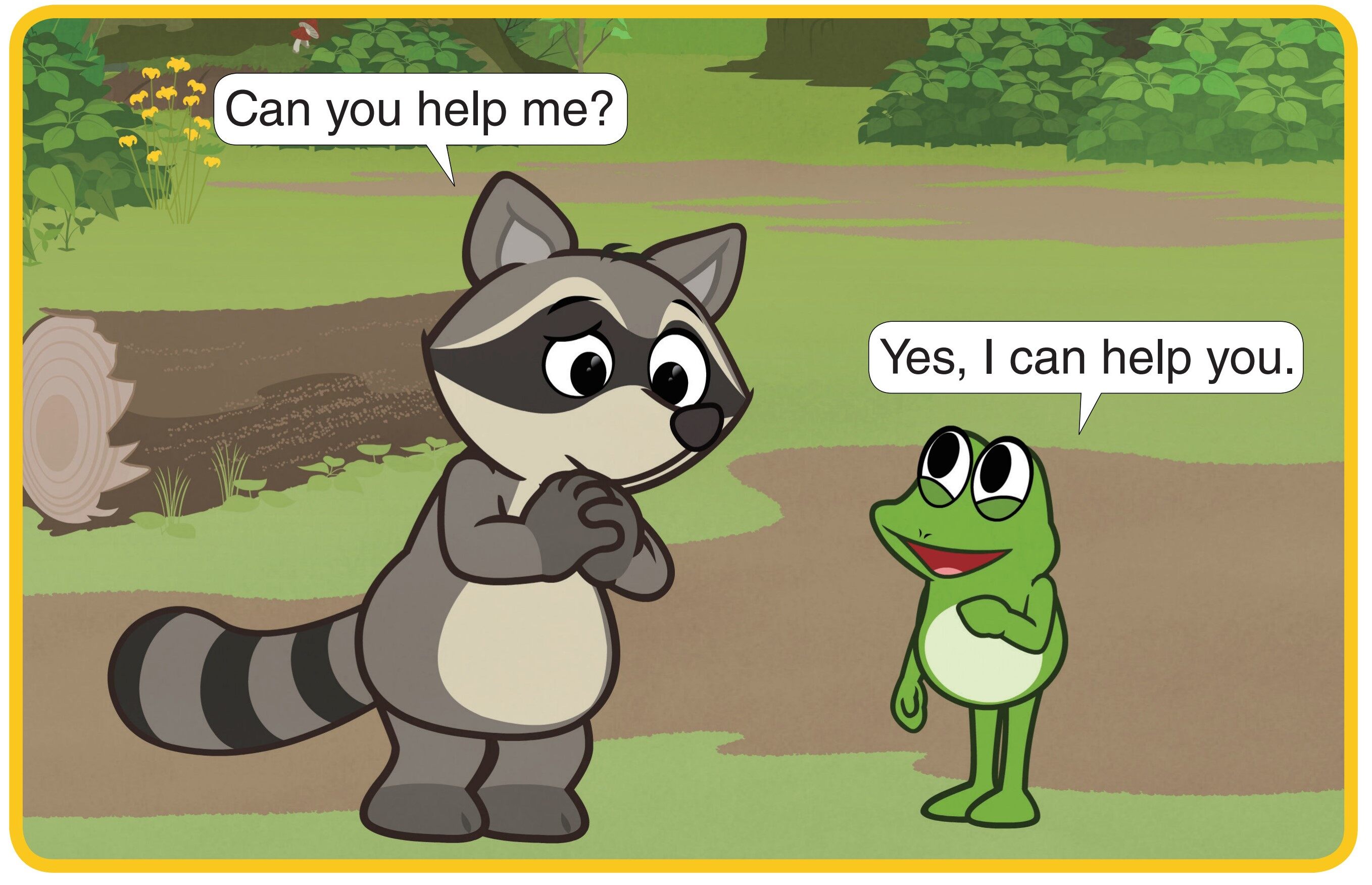 Can You Help?绘本故事第2页