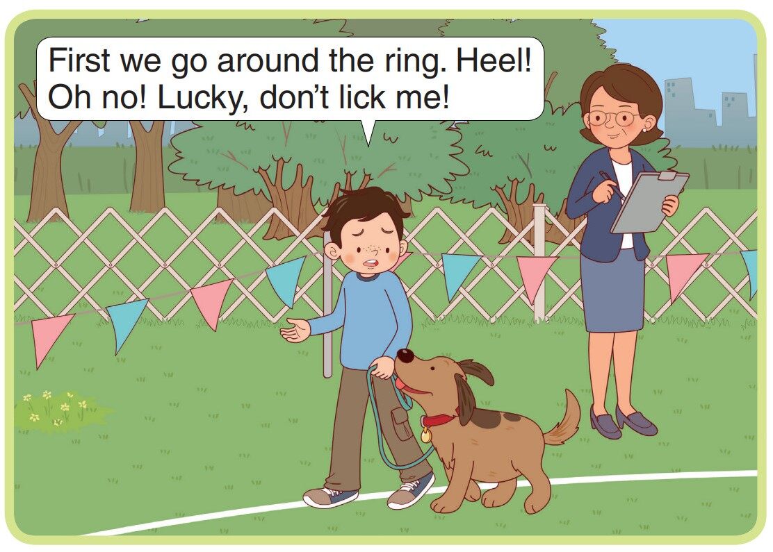 At the Dog Show绘本故事第5页