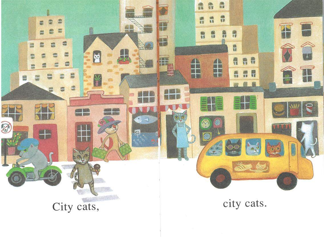 City Cats,Country Cats绘本故事第3页