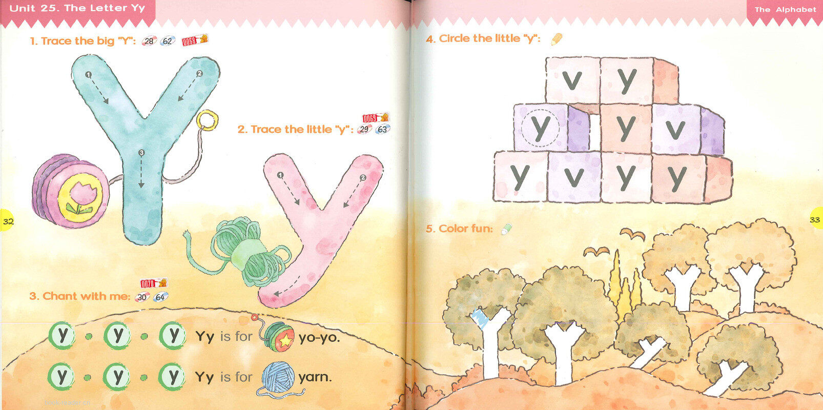 25 The Letter Yy绘本故事第3页