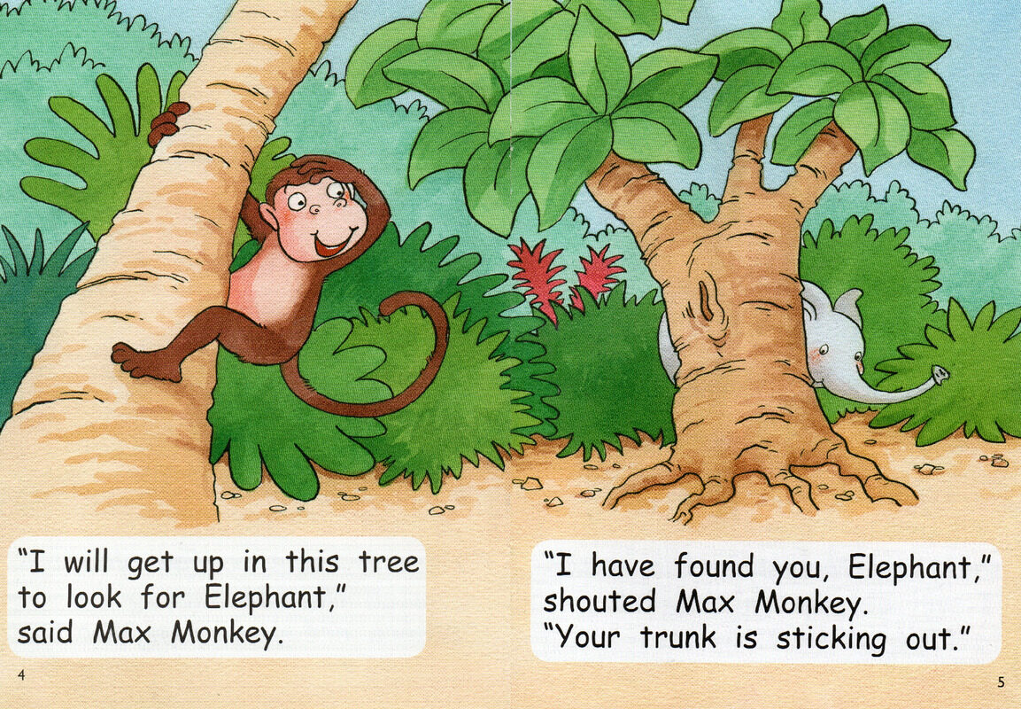 Hide From Max Monkey绘本故事第4页