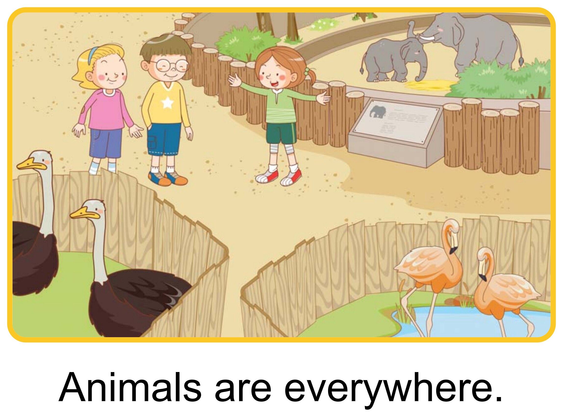 At the Zoo绘本故事第5页