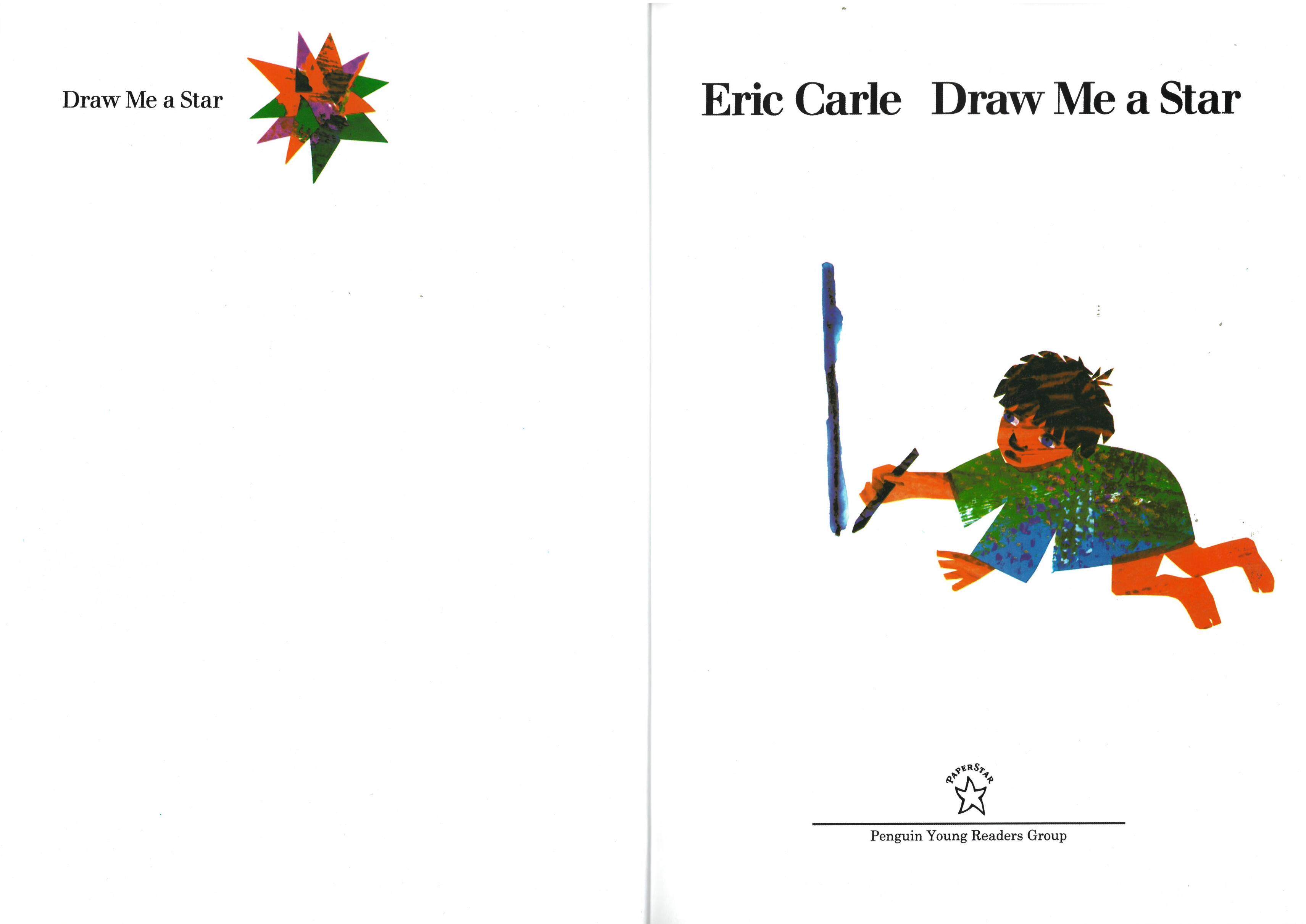 Draw me a star绘本故事第3页