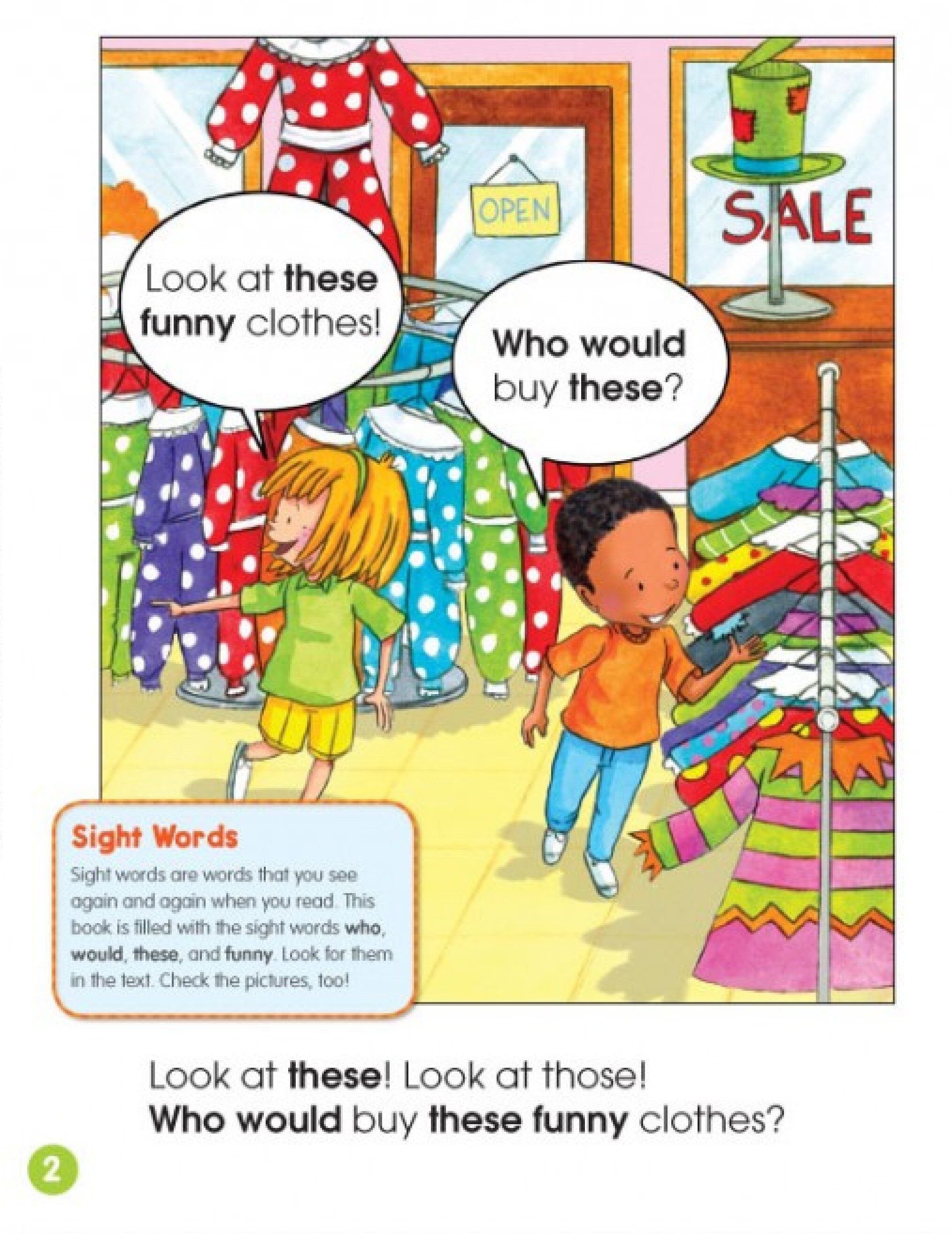 Who Would Buy These Clothes？绘本故事第2页