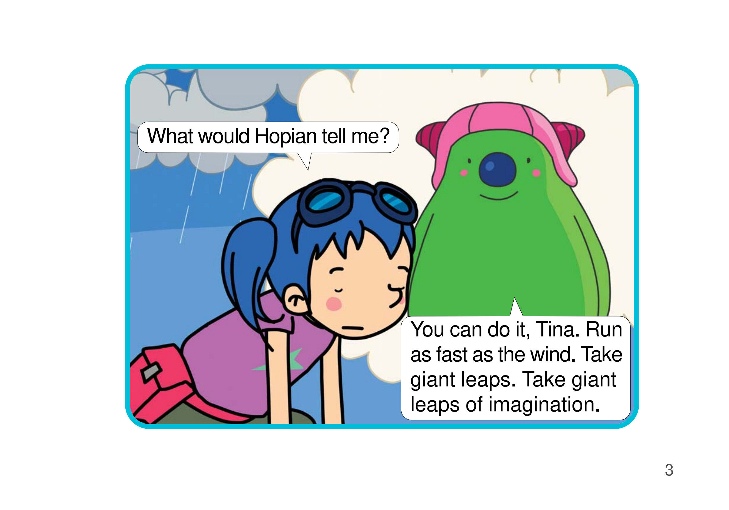 Run Tina Run!绘本故事第5页