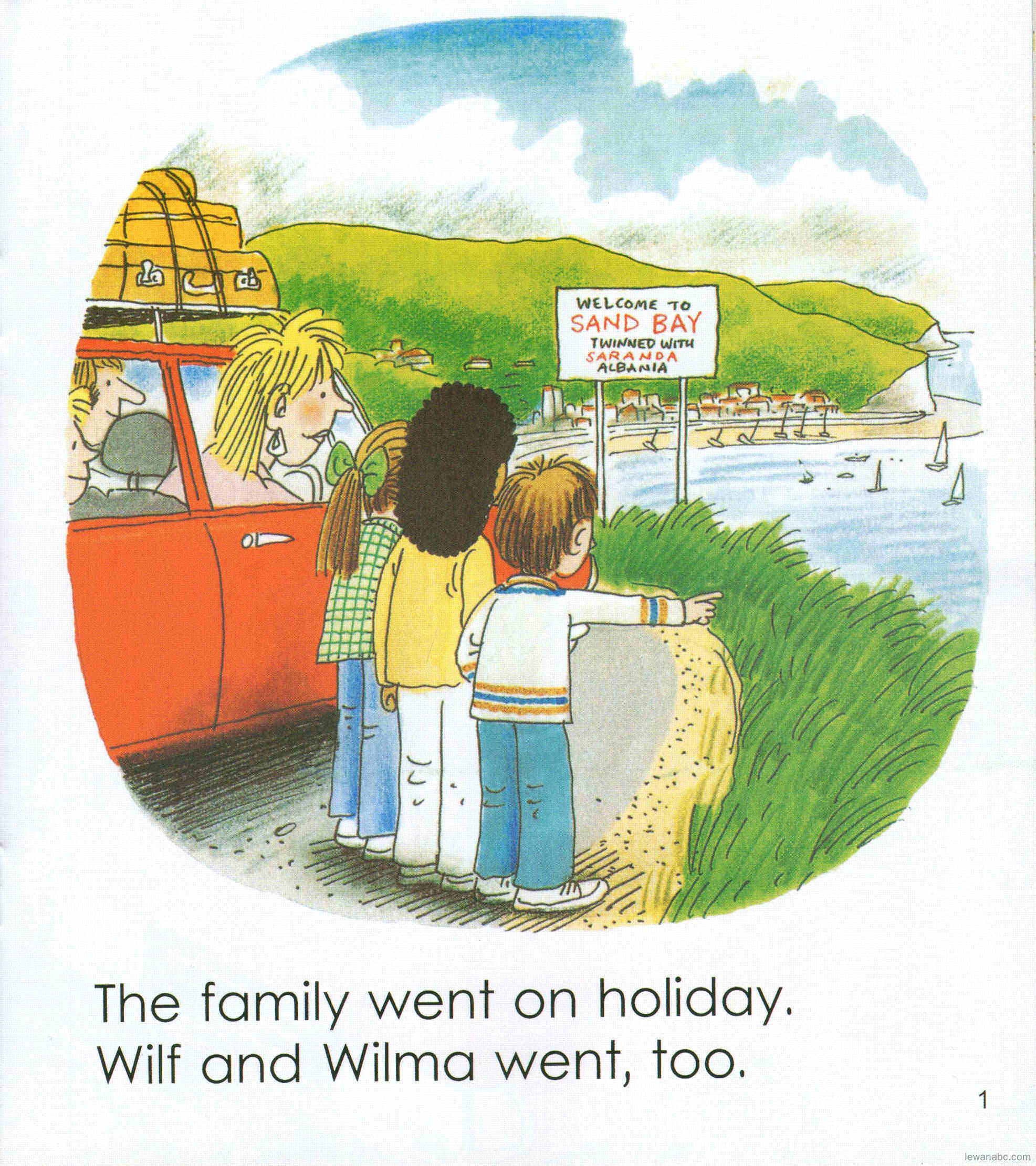 At the Seaside绘本故事第3页