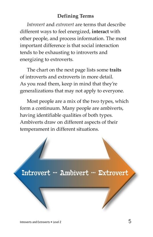 Introverts and Extroverts绘本故事第4页