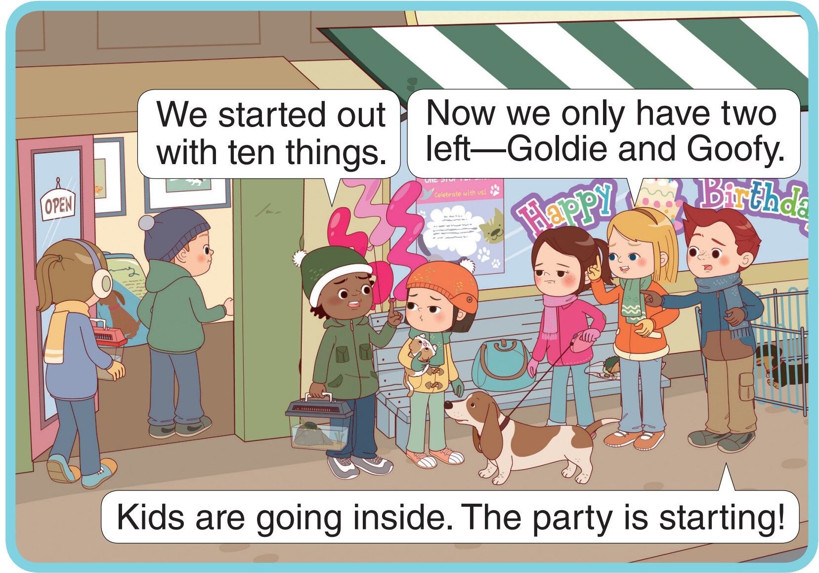 Bye, Bye, Balloons!绘本故事第5页