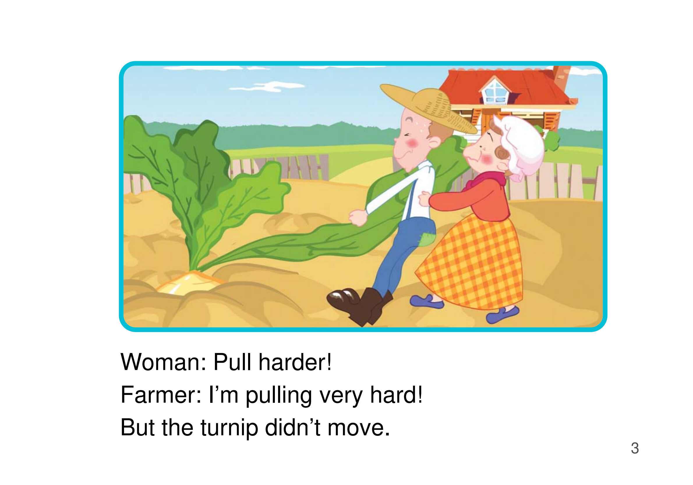The Enormous Turnip绘本故事第4页