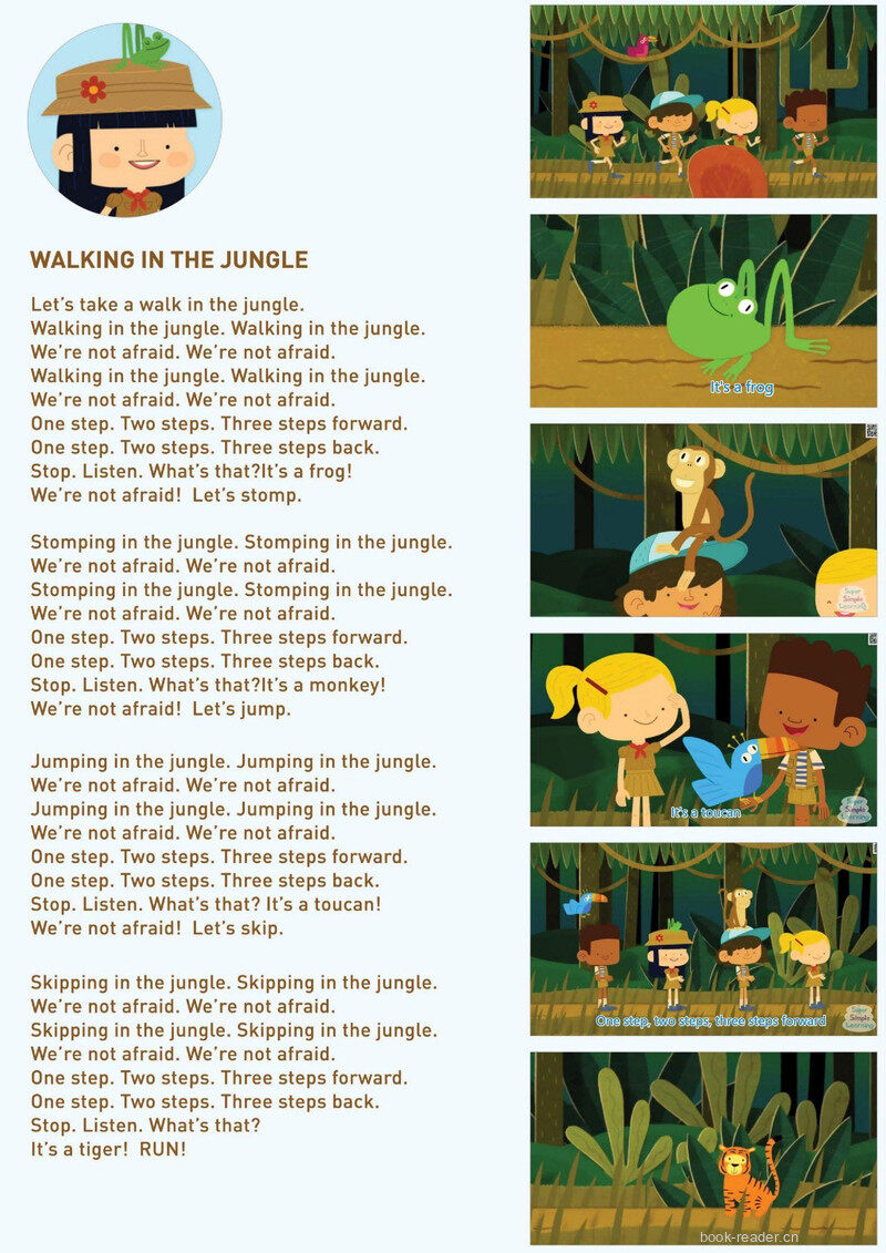 Walking In The Jungle绘本故事第2页