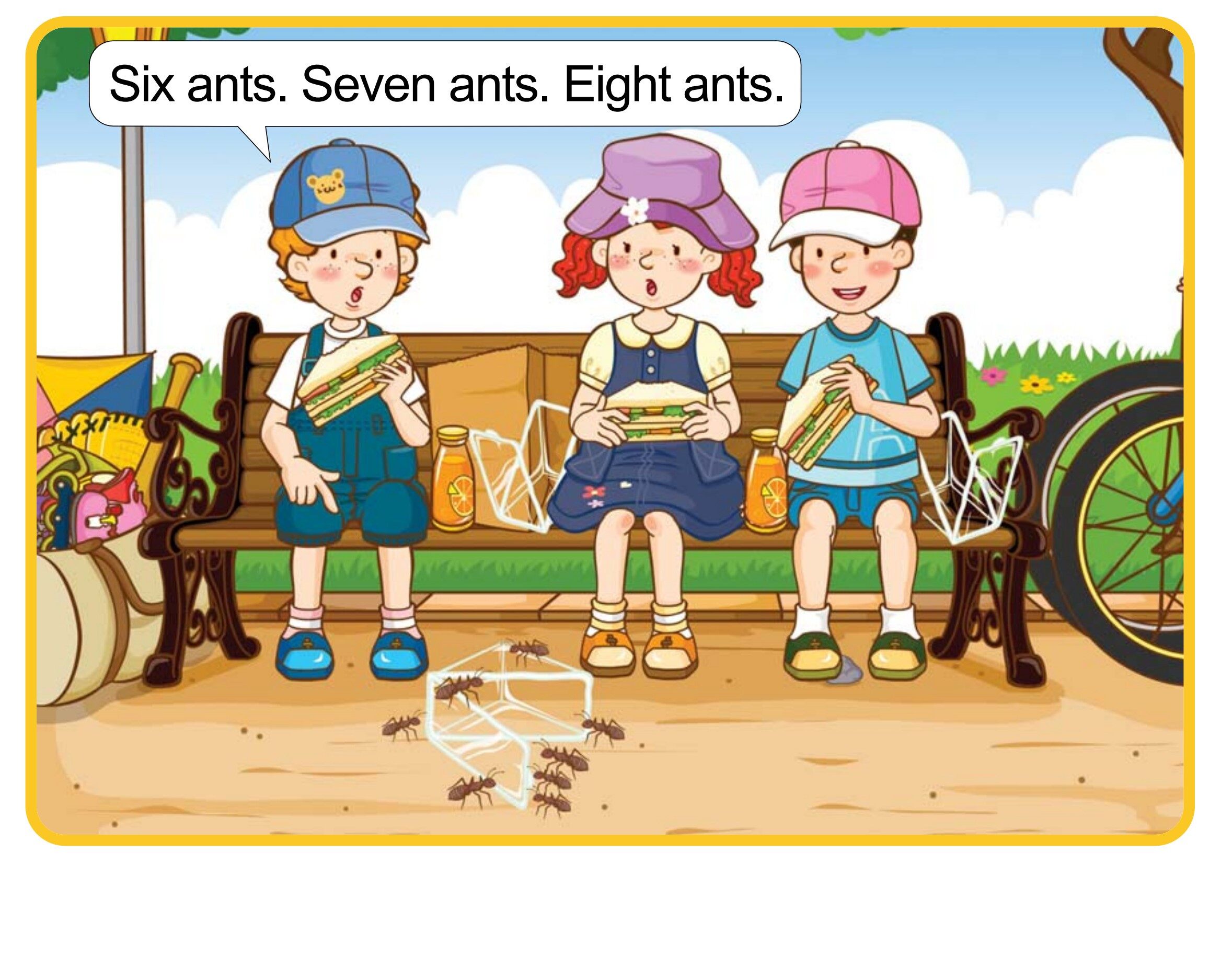 How Many Ants?绘本故事第5页