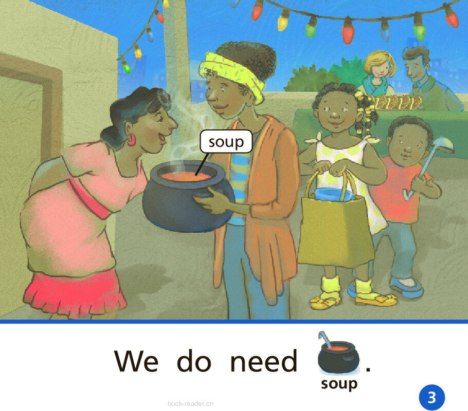 GK ELL U04W2 Neighborhood Party绘本故事第4页