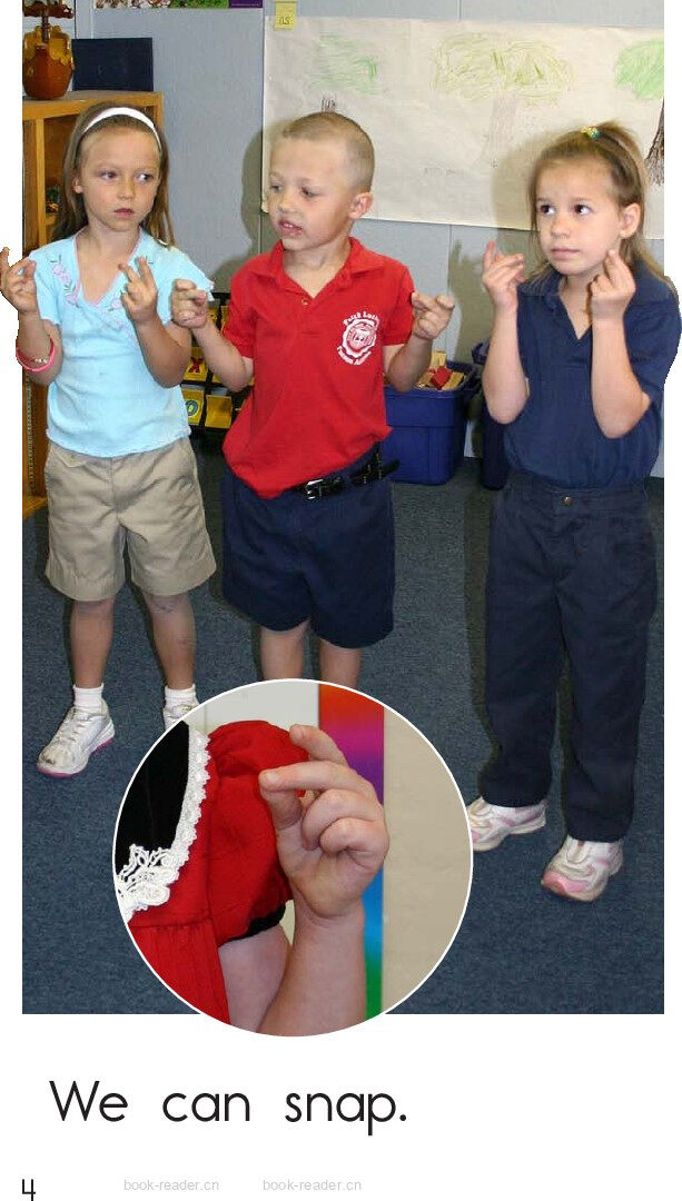 We can make sounds	绘本故事第4页