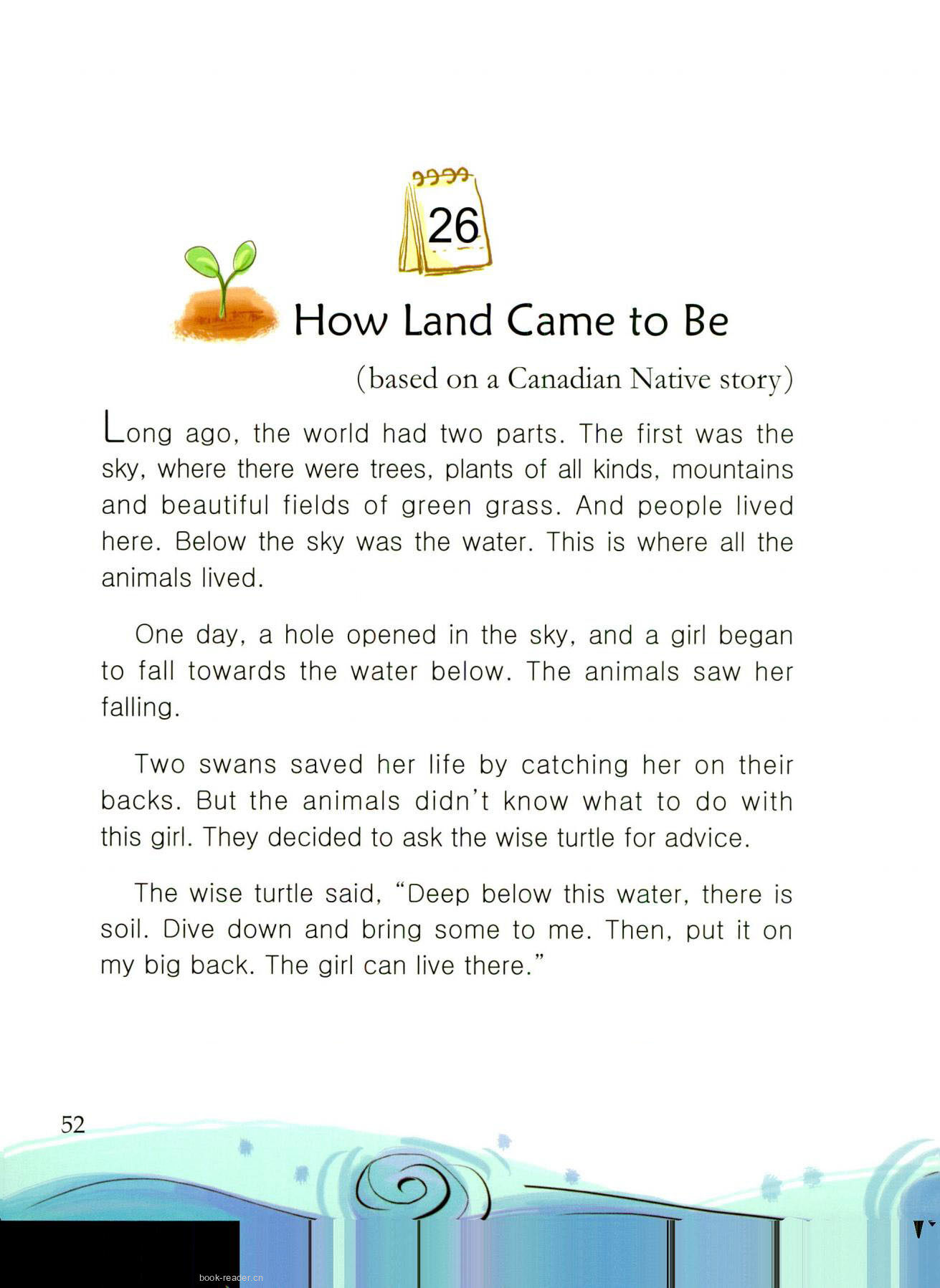 How Land Came to Be绘本故事第2页