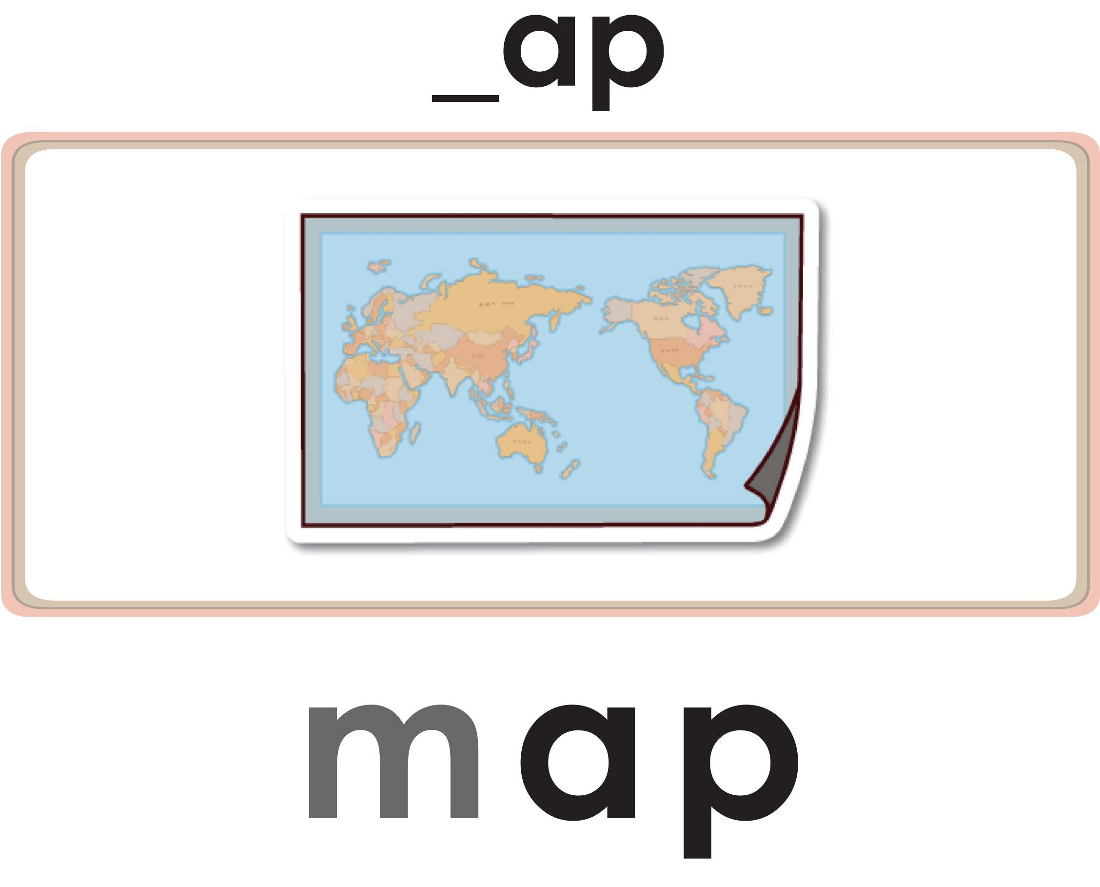 We Tap on a Map绘本故事第4页