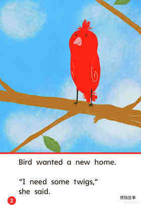 GK Beyond U07W3 Bird's New Home绘本故事第3页