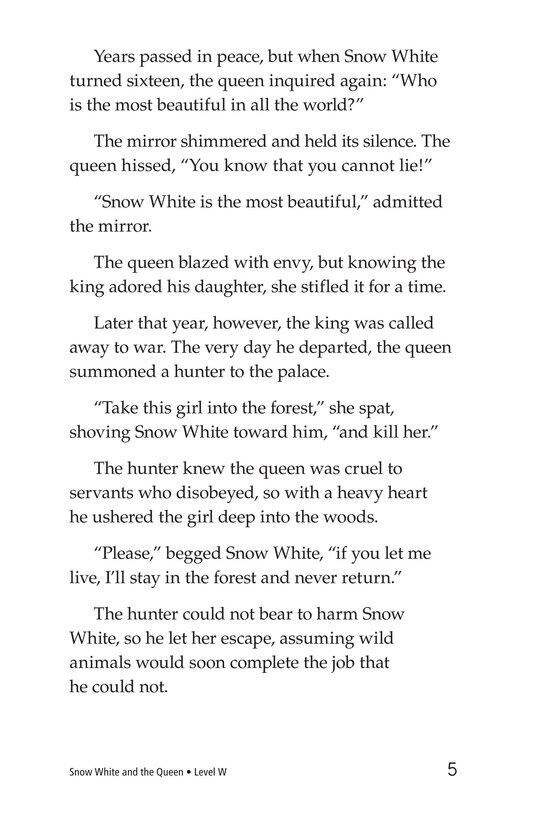 Snow White and the Queen绘本故事第5页