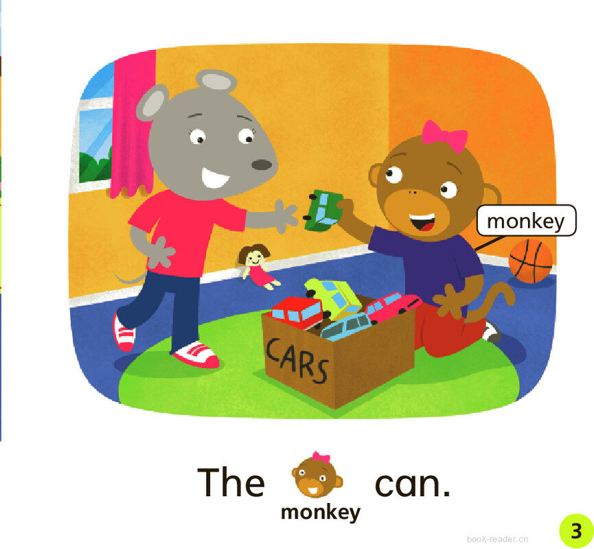 GK ELL U01W1 Mouse and Monkey绘本故事第4页