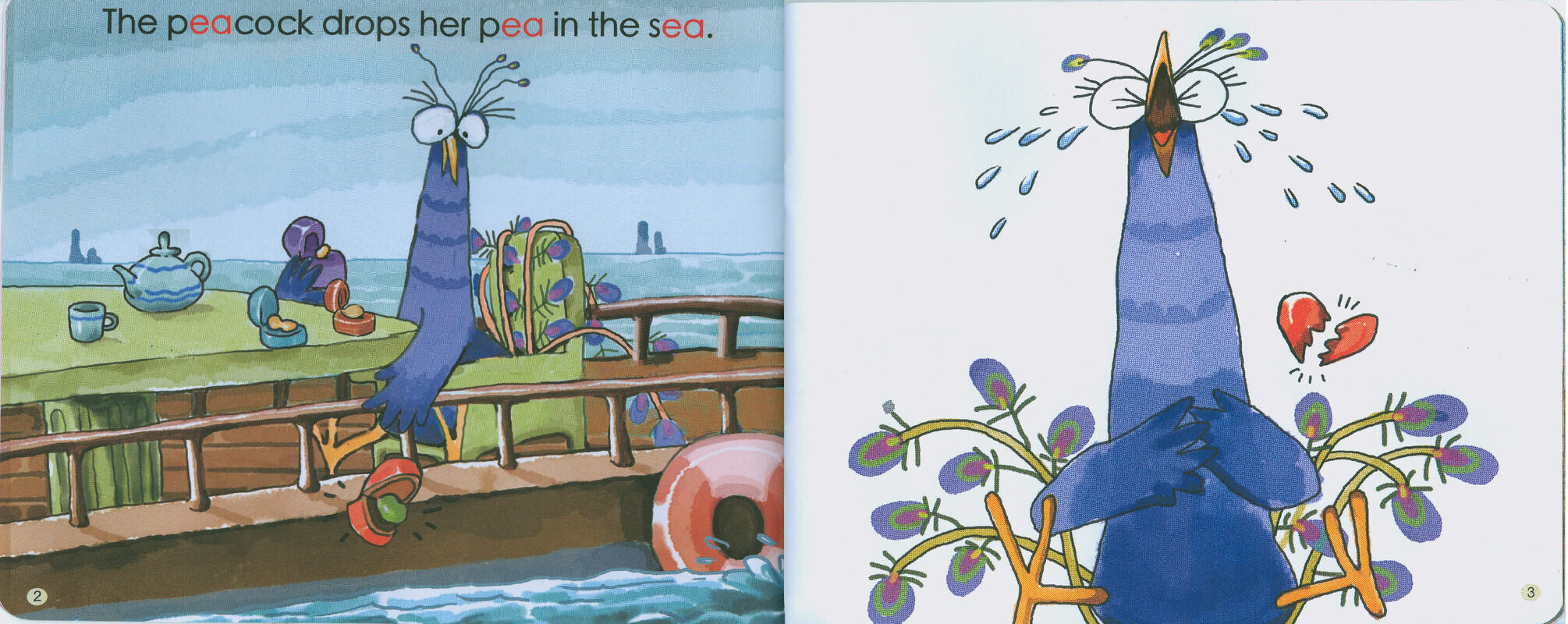 A Pea in the sea绘本故事第3页