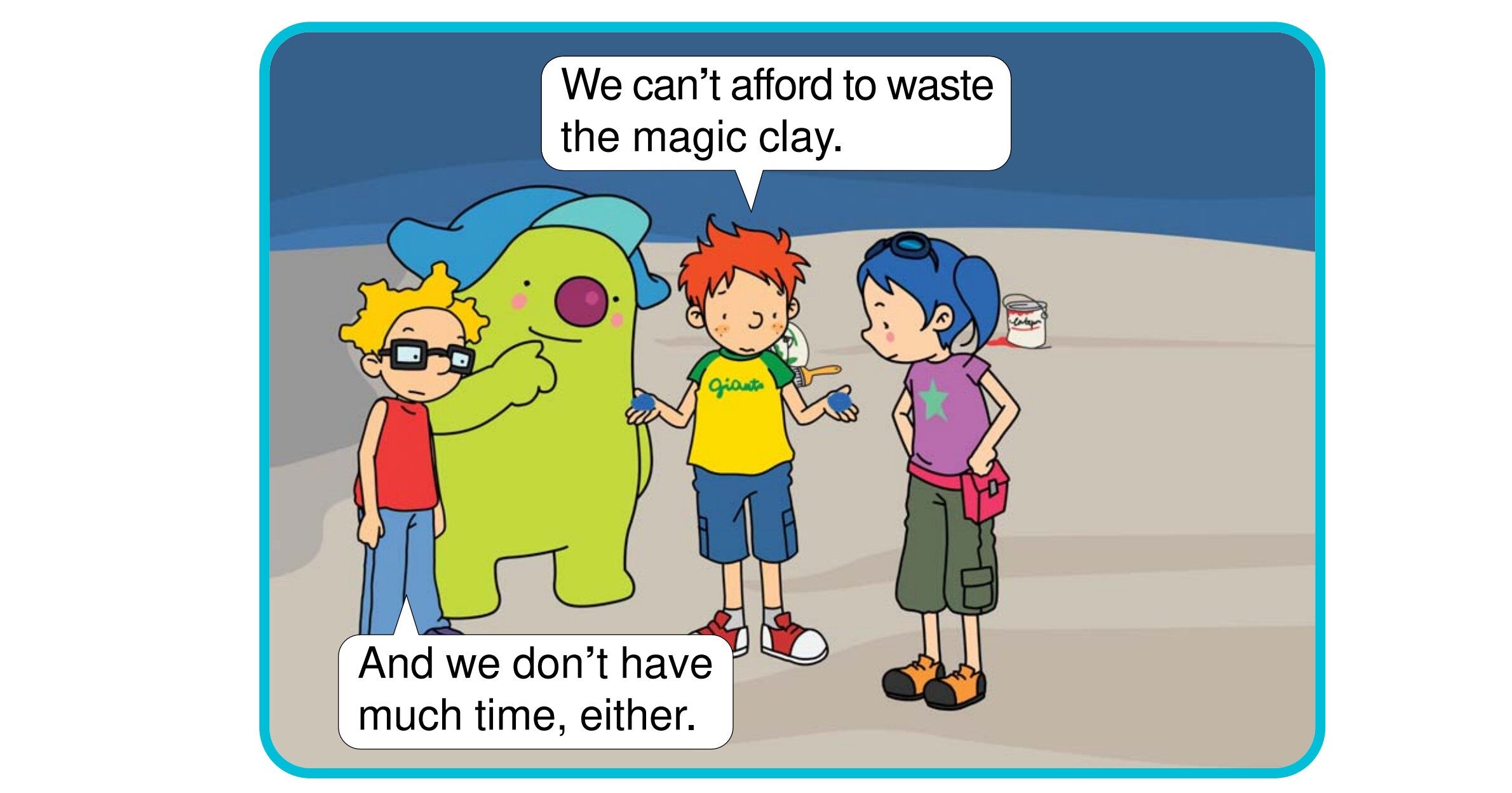 Bull's-eye!绘本故事第4页