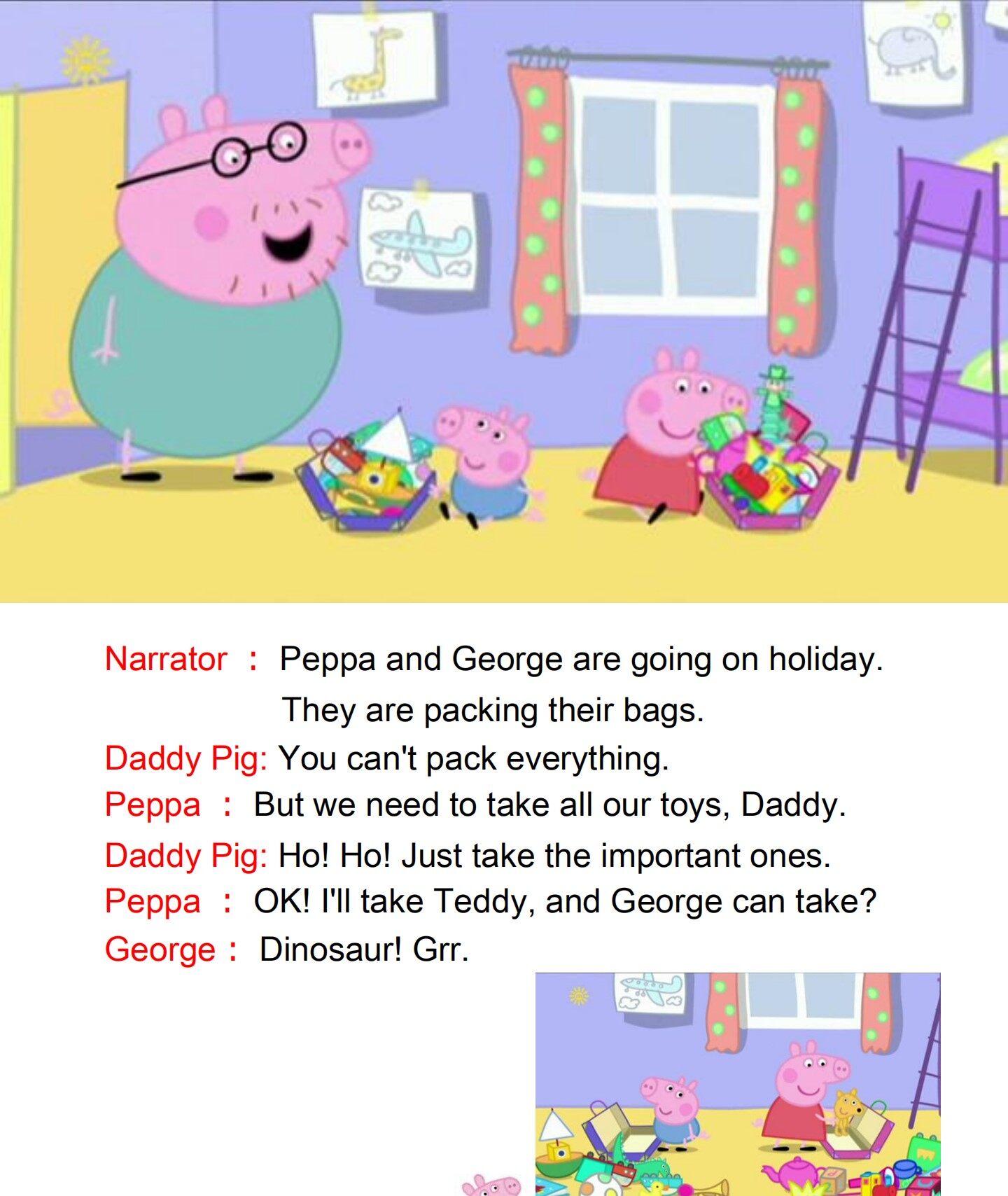 Flying on Holiday绘本故事第3页