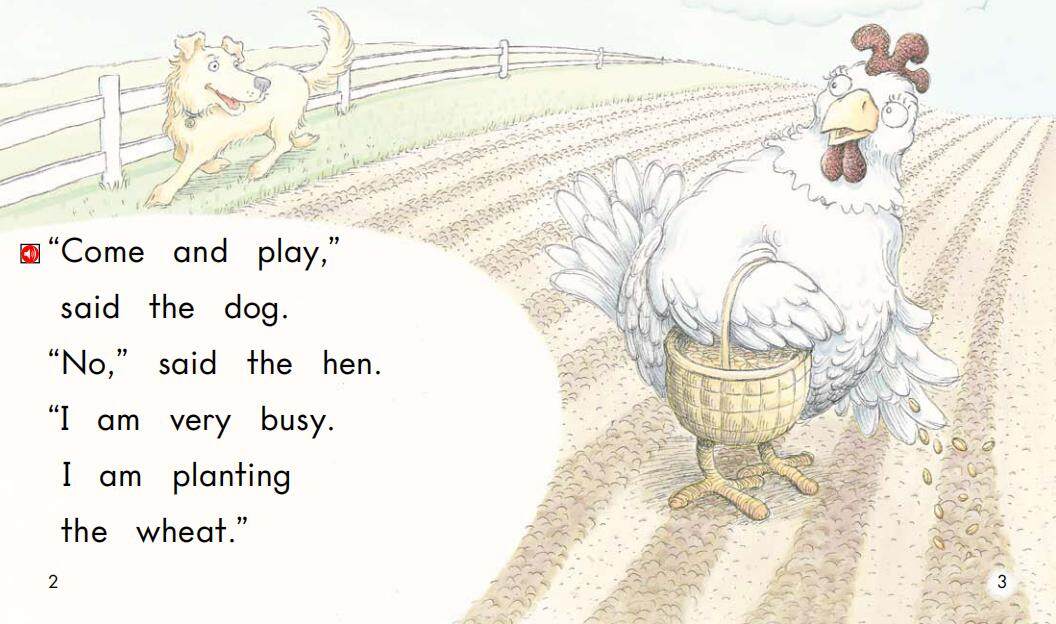 The very busy hen绘本故事第3页