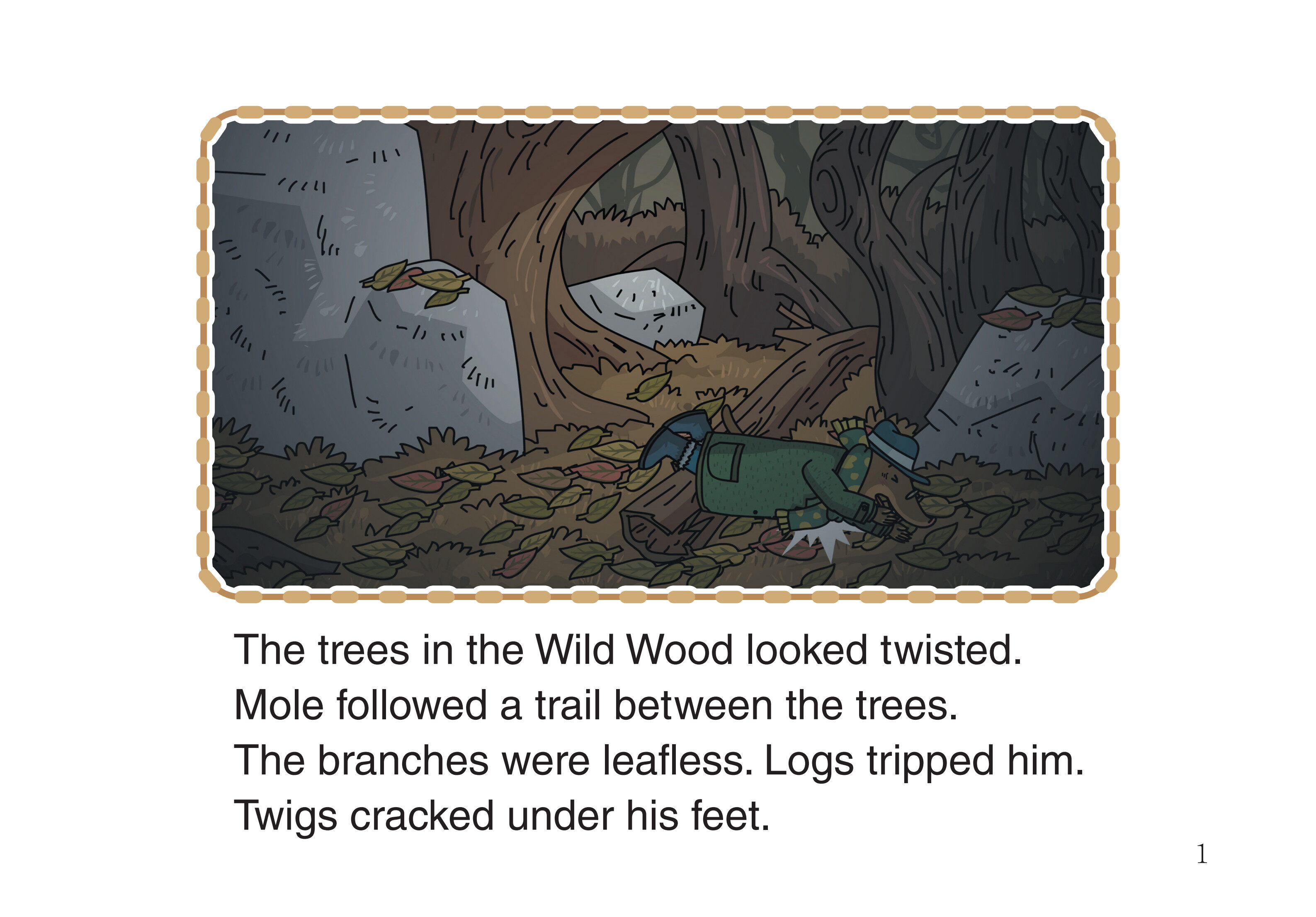 Afraid in the Wood绘本故事第3页