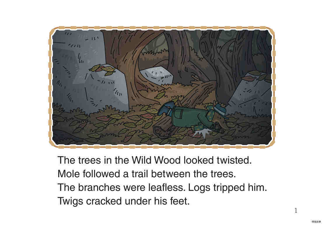 Afraid in the Wood绘本故事第3页