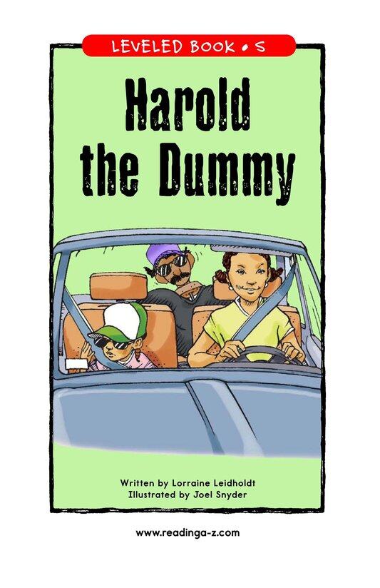 Harold the Dummy绘本故事第2页