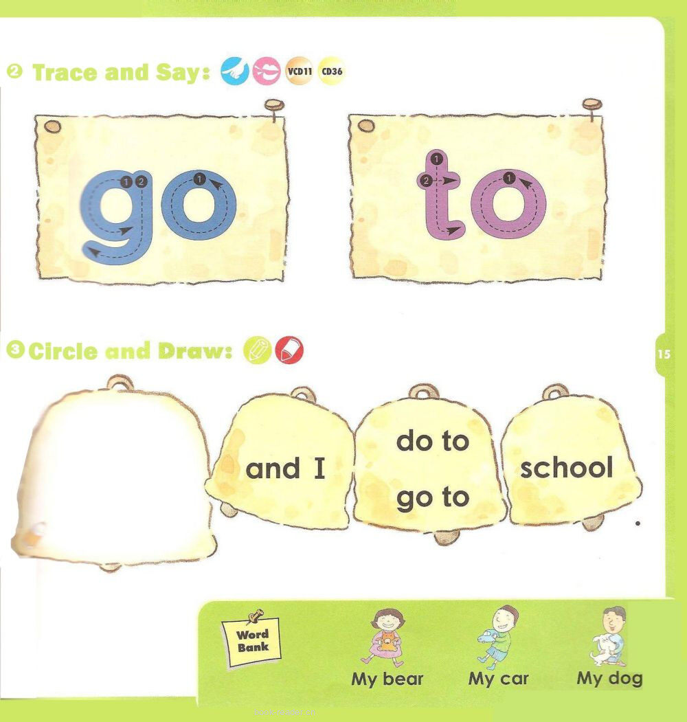 5 Go to School绘本故事第3页